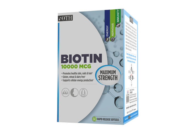 iOTH Biotin 10000mcg hair skin nail