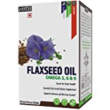 iOTH Flaxseed oil : 100% Natural - Cold pressed - Best source of Omega 3, 6, 9 - 60 softgels